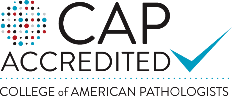 Accreditation image from College of American Pathologists